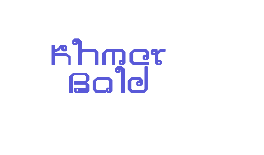 Khmer Bold Font