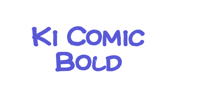 Ki Comic Bold Font Download