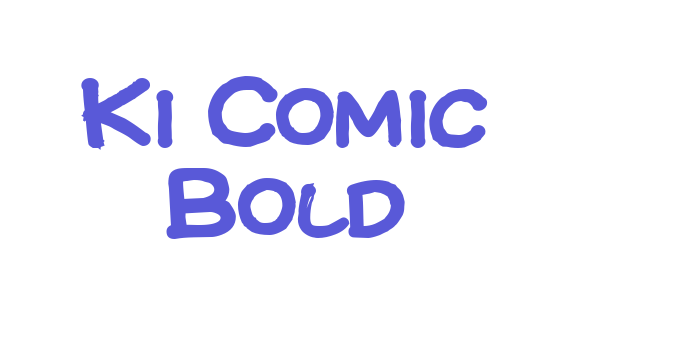 Ki Comic Bold Font