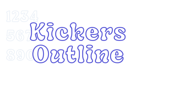 Kickers Outline font