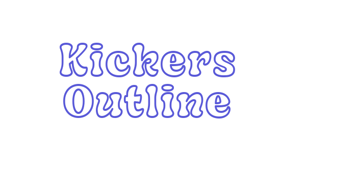 Kickers Outline Font Download