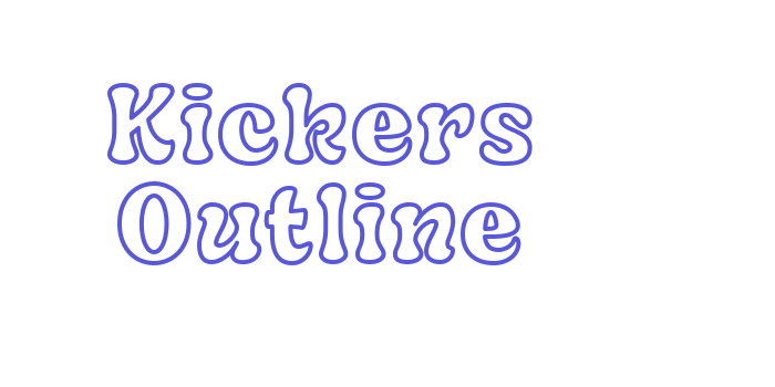 Kickers Outline Font