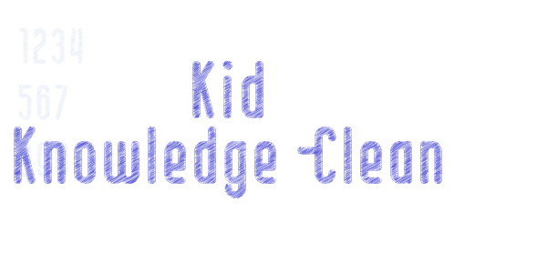 Kid Knowledge-Clean font free