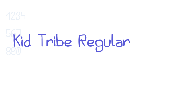 Kid Tribe Regular font free