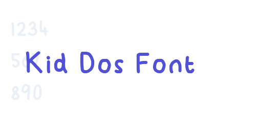 Kid Dos Font-font-download