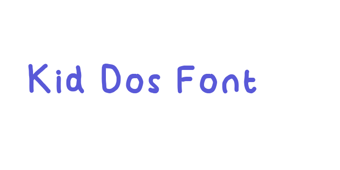 Kid Dos Font Font