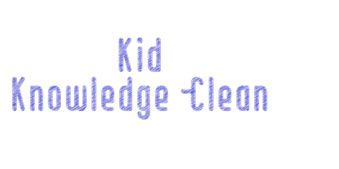 Kid Knowledge-Clean Font Download