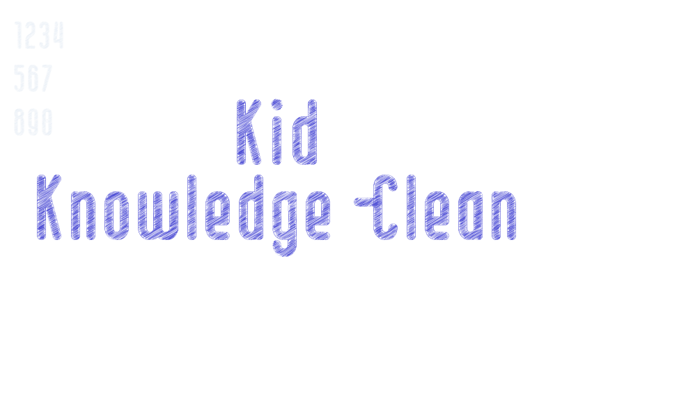 Kid Knowledge-Clean-font-download