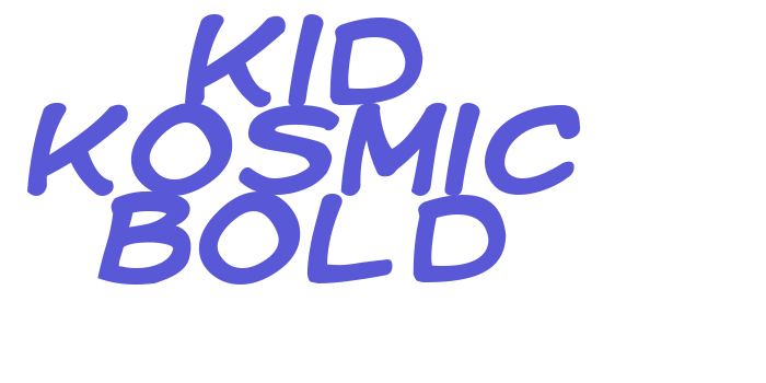 Kid Kosmic Bold Font Download