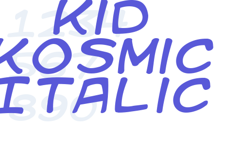 Kid Kosmic Italic Font Download