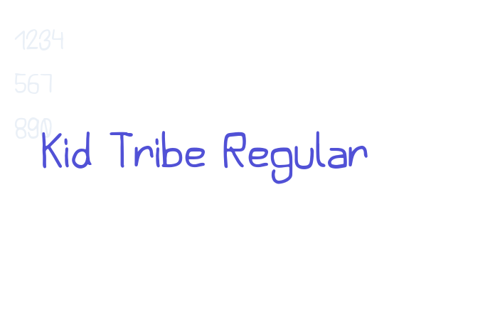 Kid Tribe Regular font download