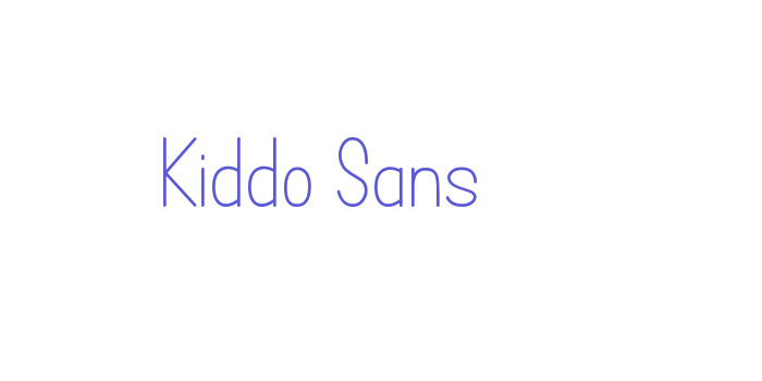 Kiddo Sans Font Download