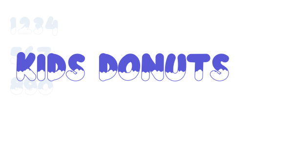 Kids Donuts font free