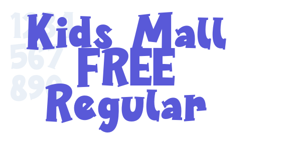 Kids Mall FREE Regular font free