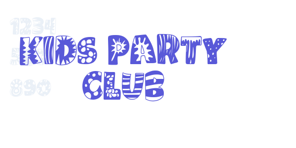 Kids Party Club font free