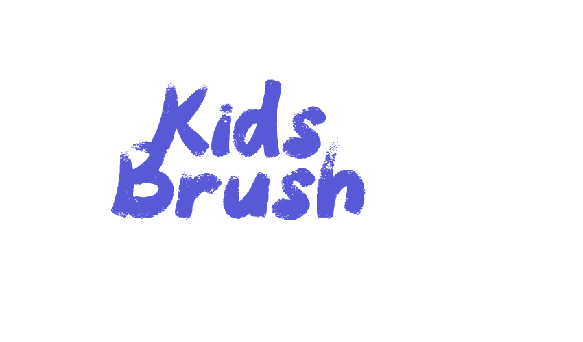 Kids Brush Font Download