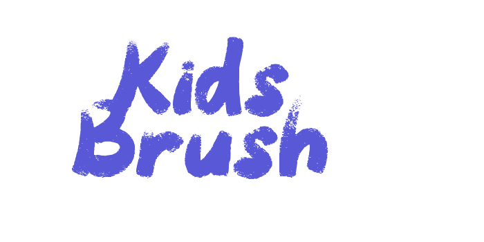 Kids Brush Font