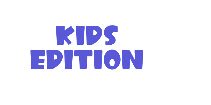 Kids Edition Font Download