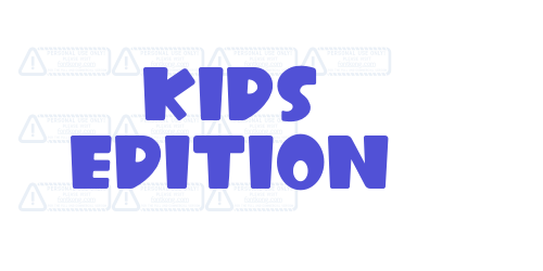 Kids Edition-font-download