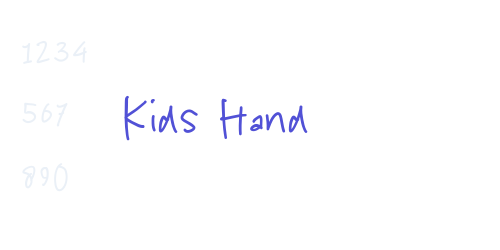 Kids Hand-font-download