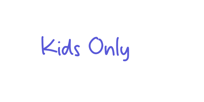 Kids Only Font Download