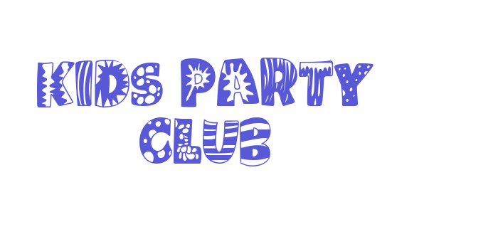 Kids Party Club Font Download