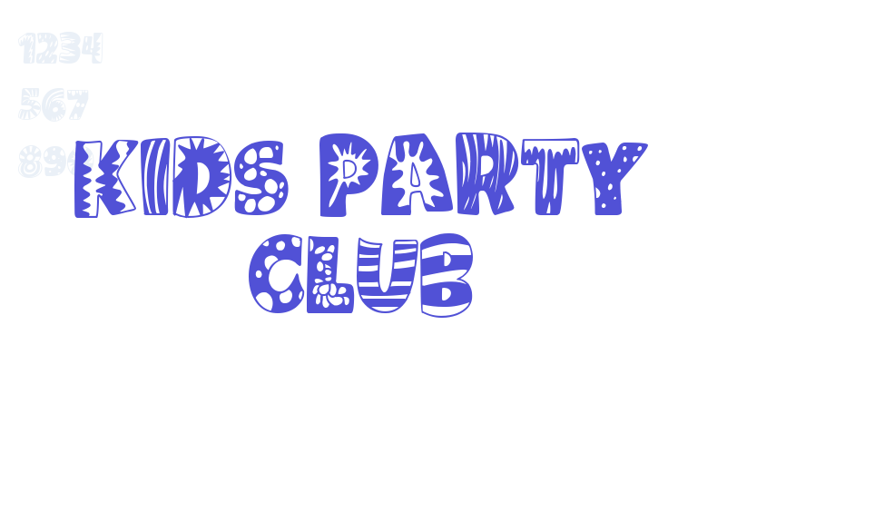 Kids Party Club-font-download