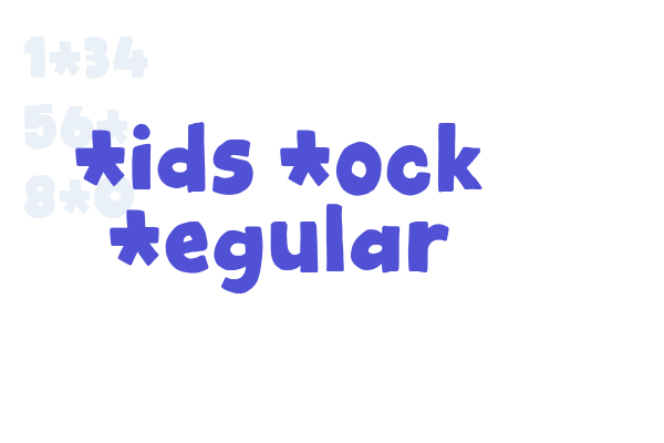 Kids Rock Regular Font Download