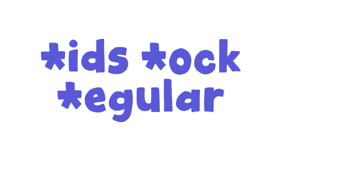 Kids Rock Regular Font Download