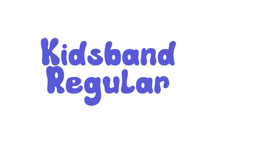 Kidsband Regular Font Download