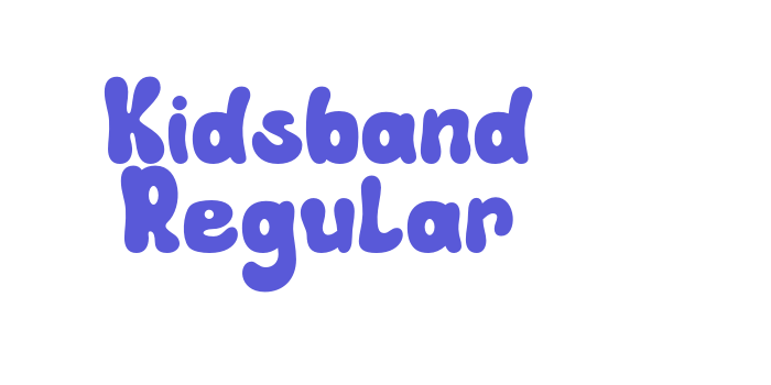 Kidsband Regular Font Download