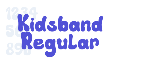 Kidsband Regular-font-download
