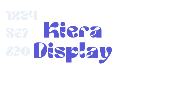 Kiera Display font