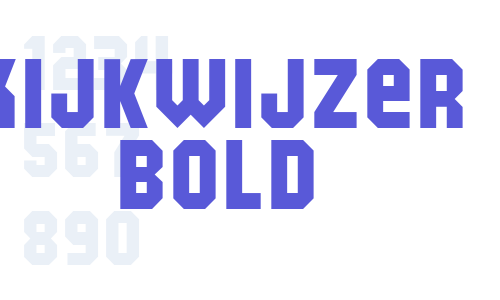 Kijkwijzer Bold Font