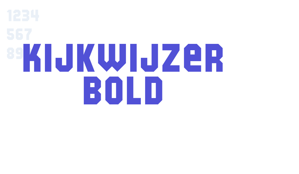 Kijkwijzer Bold-font-download