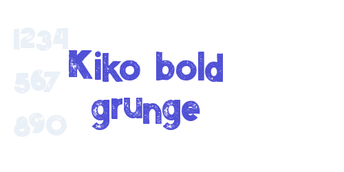 Kiko bold grunge-font-download