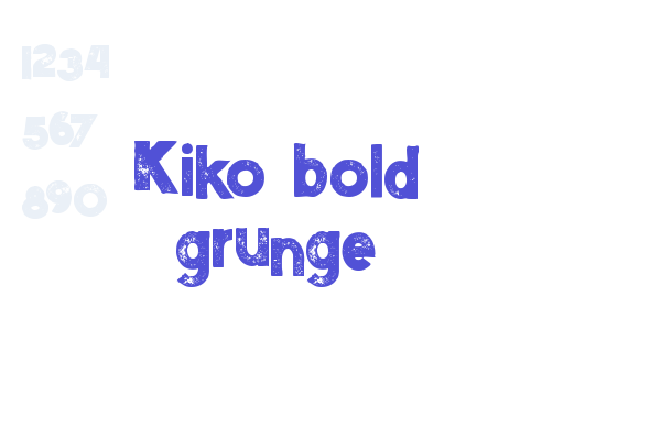 Kiko bold grunge