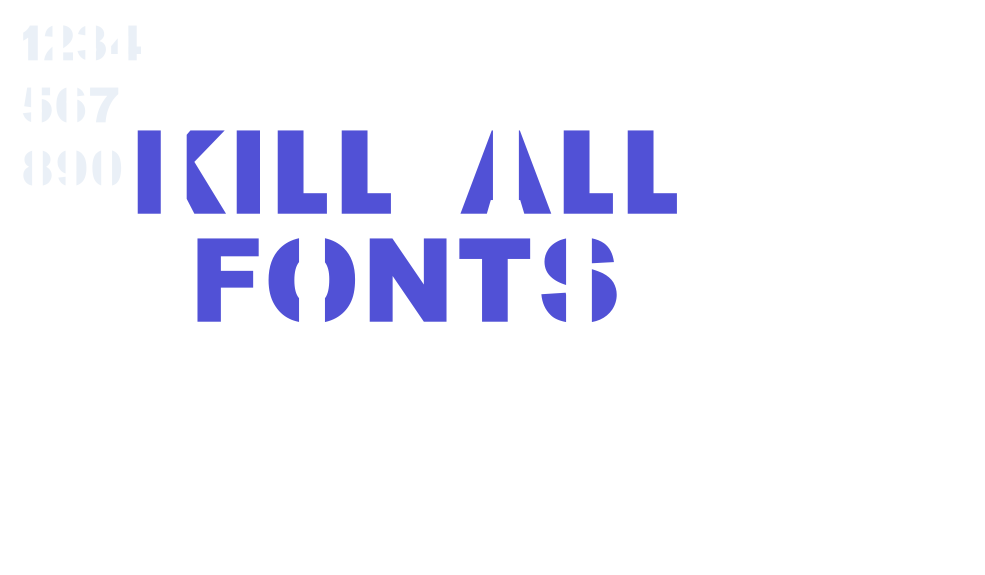 Kill All Fonts-font-download