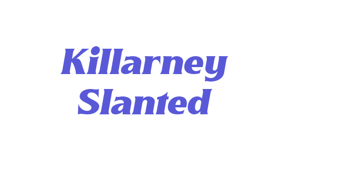 Killarney Slanted Font Download