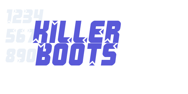 Killer boots font free