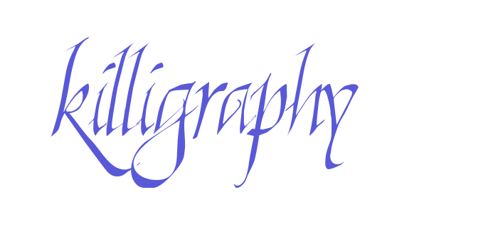 Killigraphy Font Download