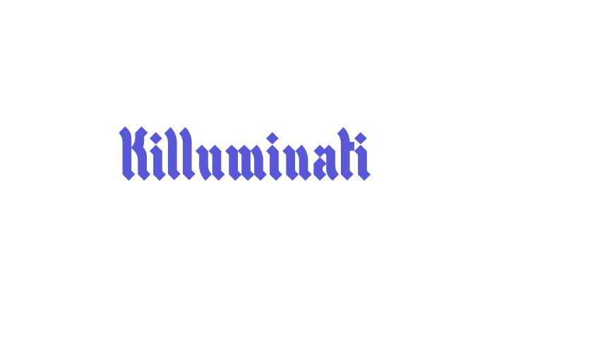 Killuminati Font Download