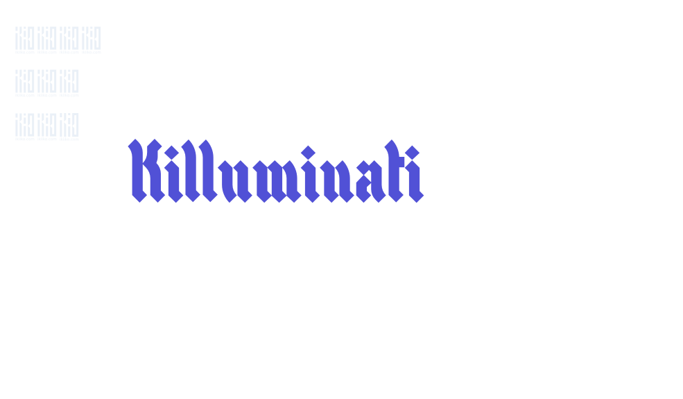 Killuminati-font-download