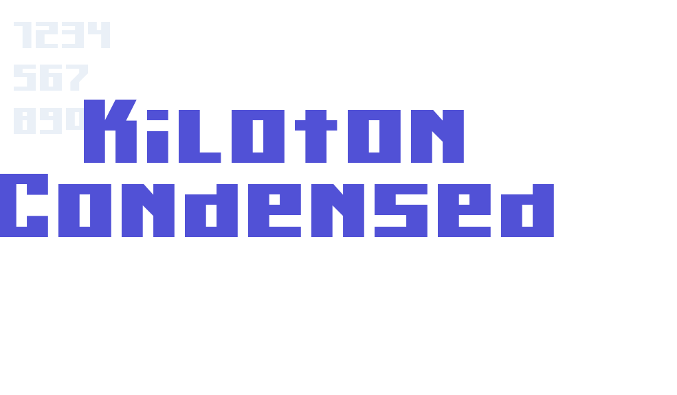 Kiloton Condensed-font-download