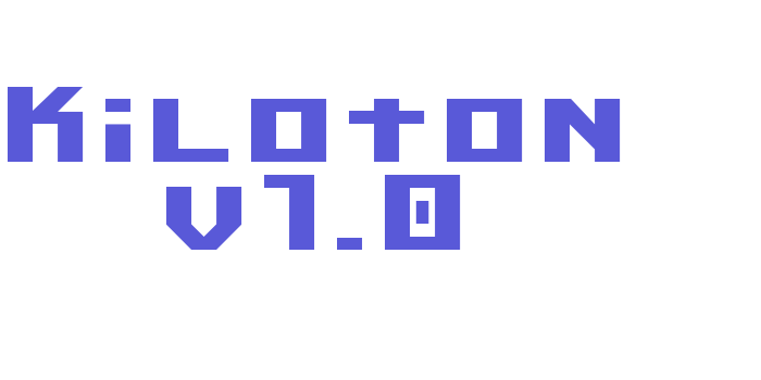 Kiloton v1.0 Font Download