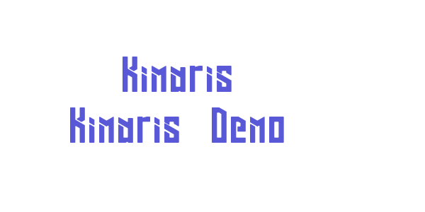 Kimaris Kimaris-Demo font free