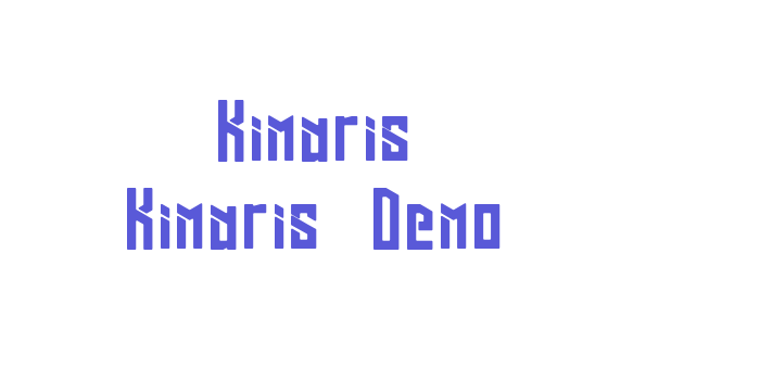 Kimaris Kimaris-Demo Font Download