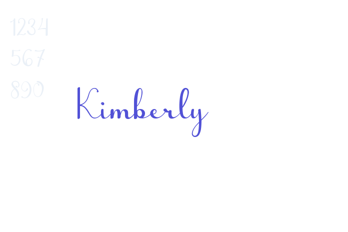 Kimberly font download