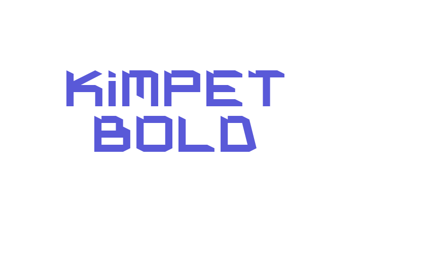 Kimpet Bold Font Download