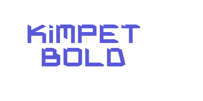 Kimpet Bold Font Download